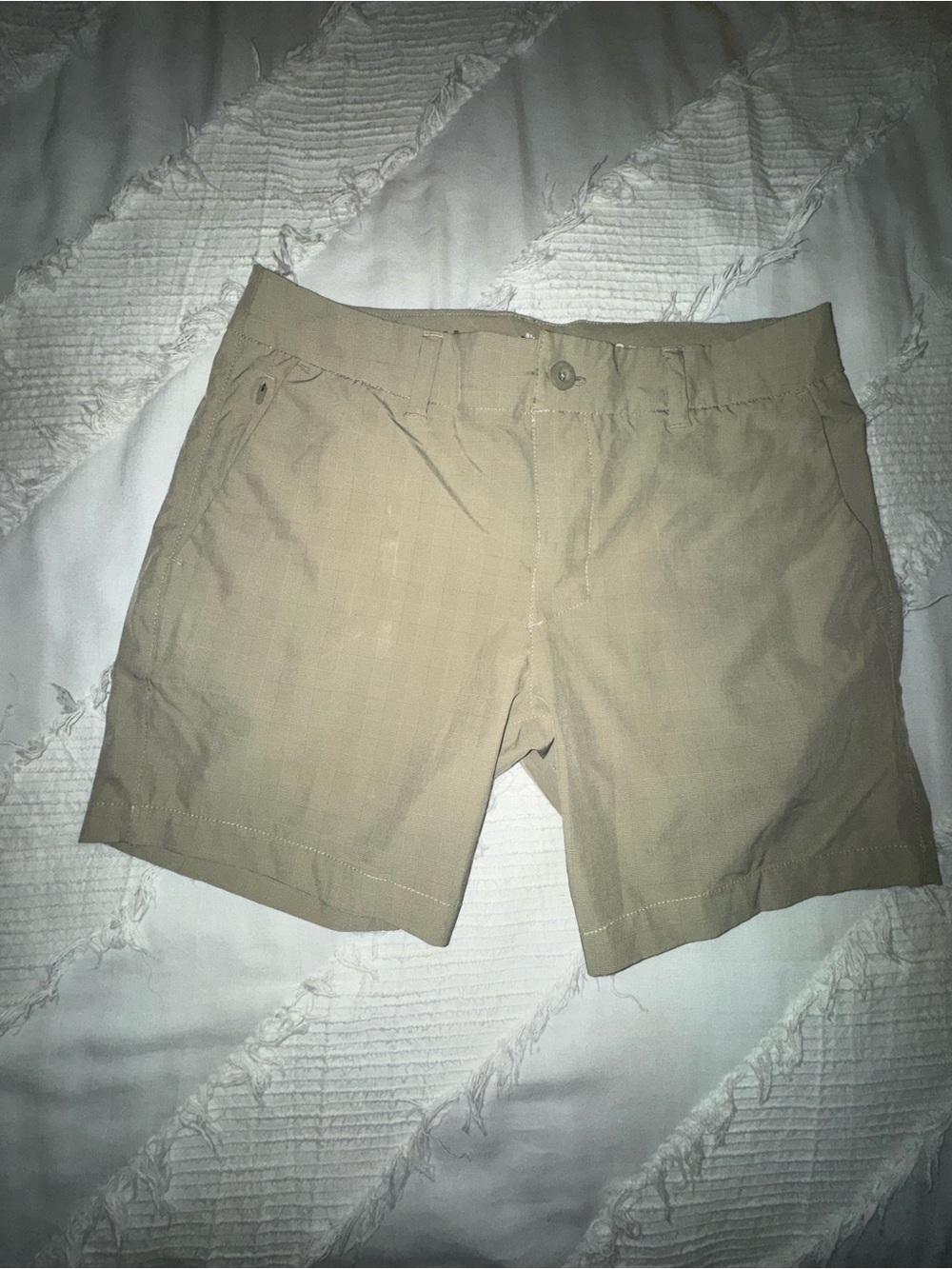 Hang Ten Men's Khaki Flat Front Shorts